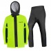 30cm Length Motorcycle Waterproof Breathable Protective Split Reflective Raincoat Suit for Cycling