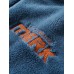 Mens Letter Embroidery Label Warm Fleece Long Sleeve Coats