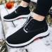 TENGOO Men Winter Hiking Shoes Comfy Warm Snow Boots Wear  resistant Non  slip Cotton Shoes Lace Up Outdoor Sports Casual Ankle Shoes